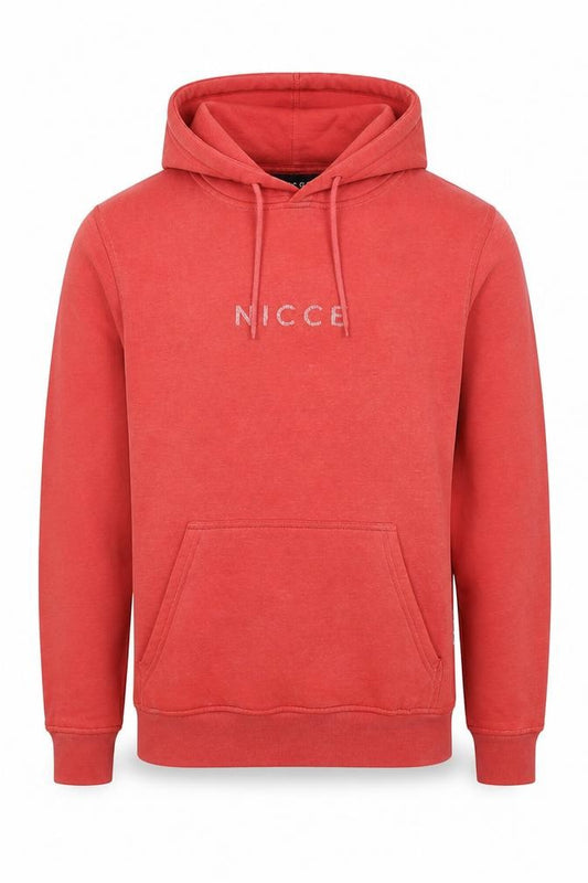 Nicce Men’s Red XS Pullover Hoodie Logo Drawstring Pockets
