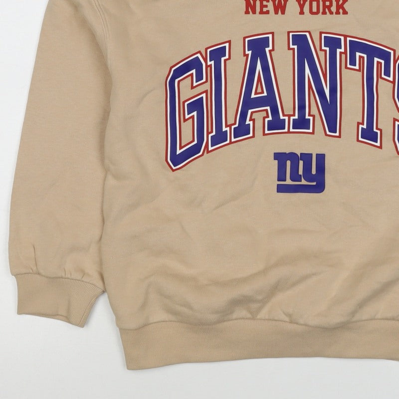 Additional view of NFL boys’ beige new york giants graphic print pullover sweatshirt 10-11 years