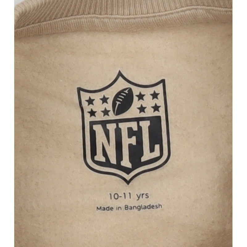 Additional view of NFL boys’ beige new york giants graphic print pullover sweatshirt 10-11 years