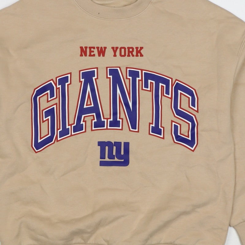 Additional view of NFL boys’ beige new york giants graphic print pullover sweatshirt 10-11 years