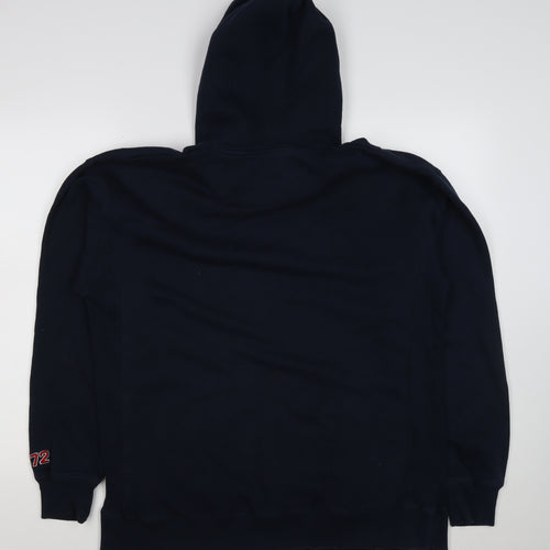 Penn Men’s Blue XL Pullover Hoodie Logo Graphic Print Kangaroo Pocket