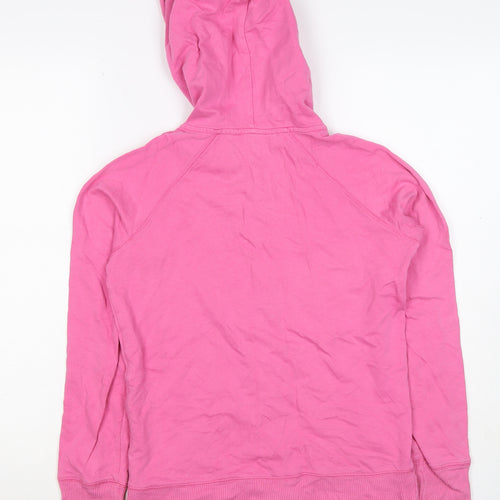 Pineapple Women’s Pink UK 10 Full Zip Hooded Logo Hoodie