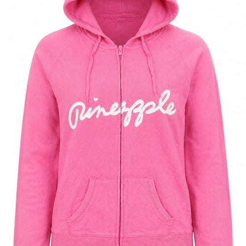 Pineapple Women’s Pink UK 10 Full Zip Hooded Logo Hoodie