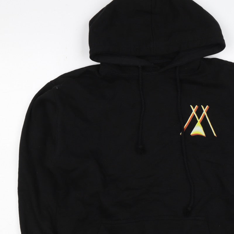 Additional view of Stars & Stripes Women’s Black M Pullover Hoodie Logo Fleece Drawstring