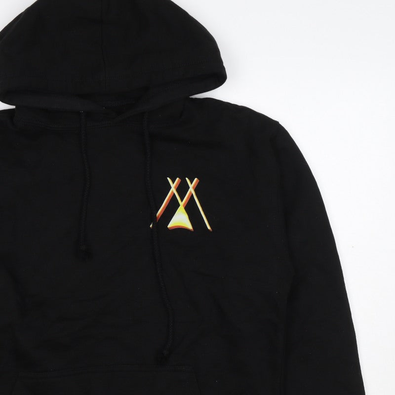 Additional view of Stars & Stripes Women’s Black M Pullover Hoodie Logo Fleece Drawstring