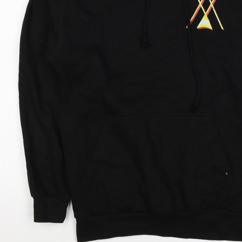Additional view of Stars & Stripes Women’s Black M Pullover Hoodie Logo Fleece Drawstring