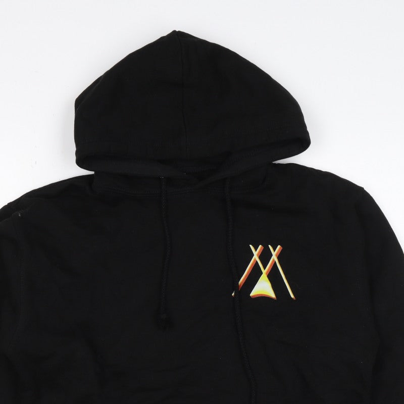 Additional view of Stars & Stripes Women’s Black M Pullover Hoodie Logo Fleece Drawstring