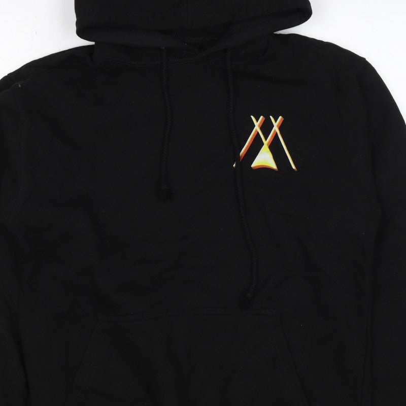 Additional view of Stars & Stripes Women’s Black M Pullover Hoodie Logo Fleece Drawstring