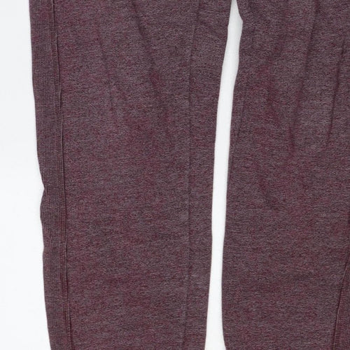 Superdry Men’s Purple Flecked Fleece Joggers Size S Drawstring