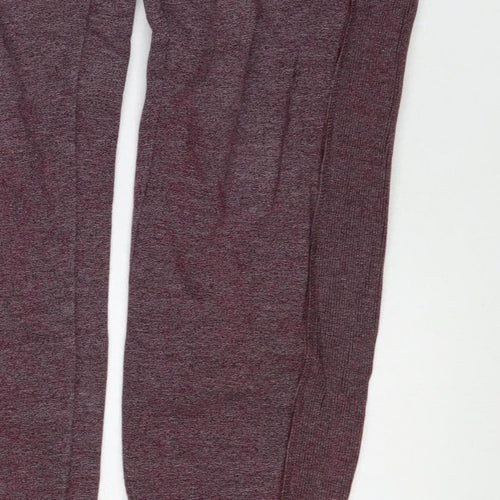 Superdry Men’s Purple Flecked Fleece Joggers Size S Drawstring