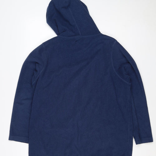 Hawkshead Men Blue L Fleece Hooded Full Zip Outdoor Jacket