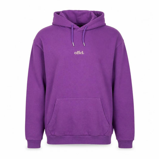 boohooMAN Men’s Purple M Pullover Hoodie Embroidered Logo