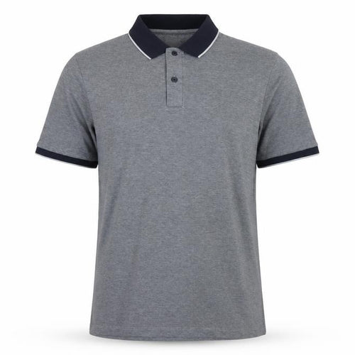 Marks and Spencer Men's Grey M Ultimate Polo Regular Fit Cotton Stretch