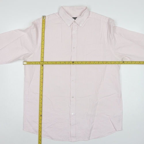 Debenhams The Collection Men’s Pink Stripe 16.5 Classic Fit Dress Shirt