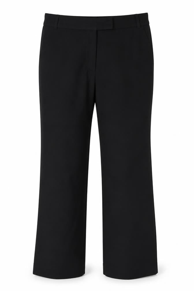 French Connection Women Black Size 14 Tailored Straight Dress Trousers