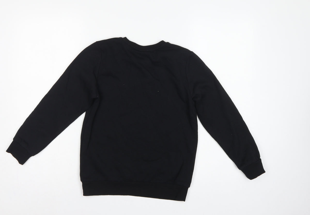 Fortnite Boys Black M Pullover Sweatshirt Graphic Print Long Sleeve