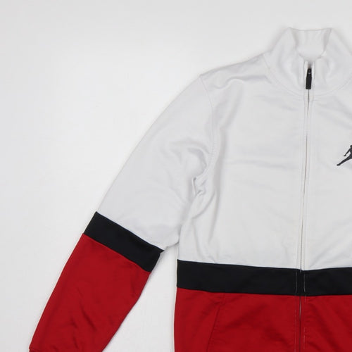 Jordan Boys Multicoloured 12-13 Years Full Zip Colourblock Sweatshirt