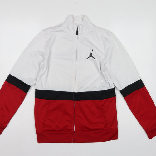 Jordan Boys Multicoloured 12-13 Years Full Zip Colourblock Sweatshirt