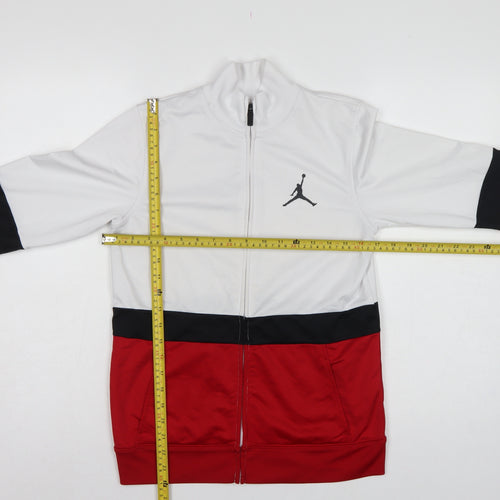 Jordan Boys Multicoloured 12-13 Years Full Zip Colourblock Sweatshirt