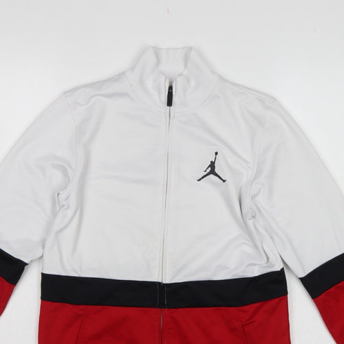 Jordan Boys Multicoloured 12-13 Years Full Zip Colourblock Sweatshirt