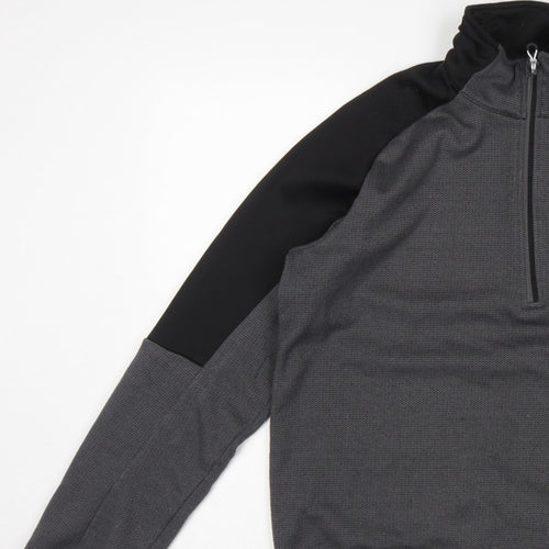Regatta Men’s Grey L 1/4 Zip High Neck Outdoor Pullover Sweatshirt