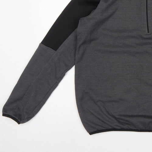 Regatta Men’s Grey L 1/4 Zip High Neck Outdoor Pullover Sweatshirt