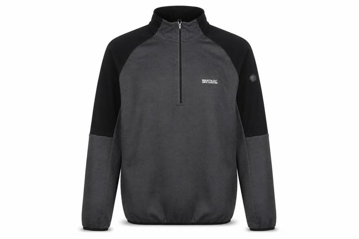 Regatta Men’s Grey L 1/4 Zip High Neck Outdoor Pullover Sweatshirt