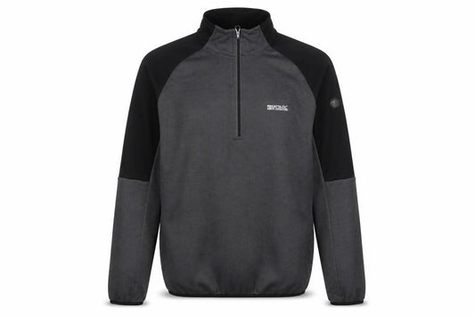 Regatta Men’s Grey L 1/4 Zip High Neck Outdoor Pullover Sweatshirt
