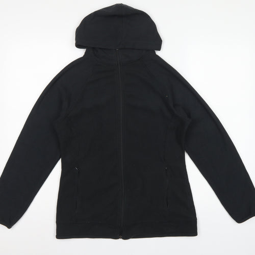 Peter Storm Women’s Black Size 10 Hooded Softshell Full Zip Jacket