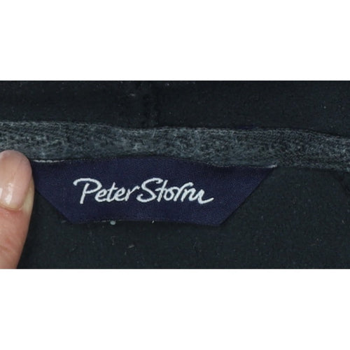 Peter Storm Women’s Black Size 10 Hooded Softshell Full Zip Jacket