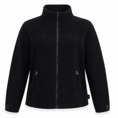 Decathlon Women’s Black M Fleece Full Zip Outdoor Jacket