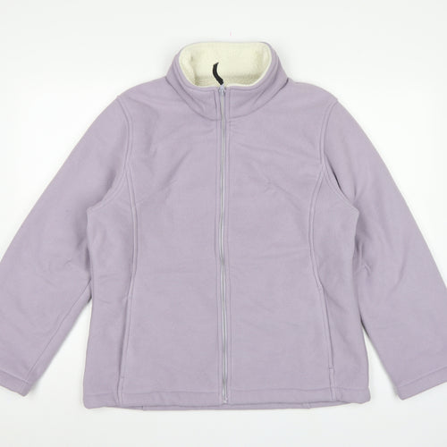 Regatta Women’s Purple UK 16 Fleece Jacket Full Zip Sherpa Lined
