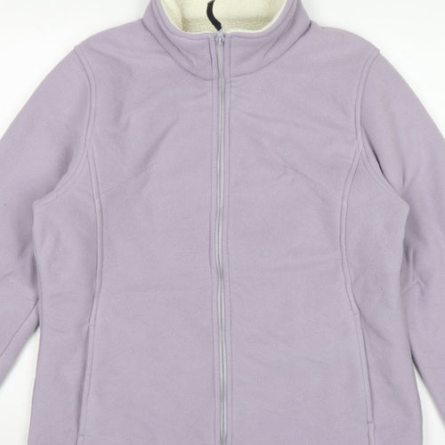Regatta Women’s Purple UK 16 Fleece Jacket Full Zip Sherpa Lined