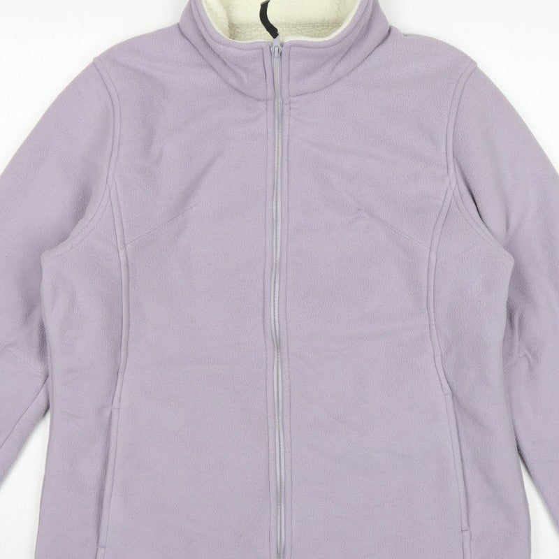 Regatta Women’s Purple UK 16 Fleece Jacket Full Zip Sherpa Lined