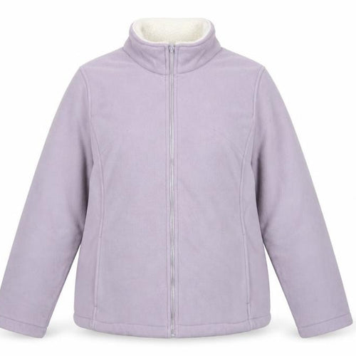 Regatta Women’s Purple UK 16 Fleece Jacket Full Zip Sherpa Lined