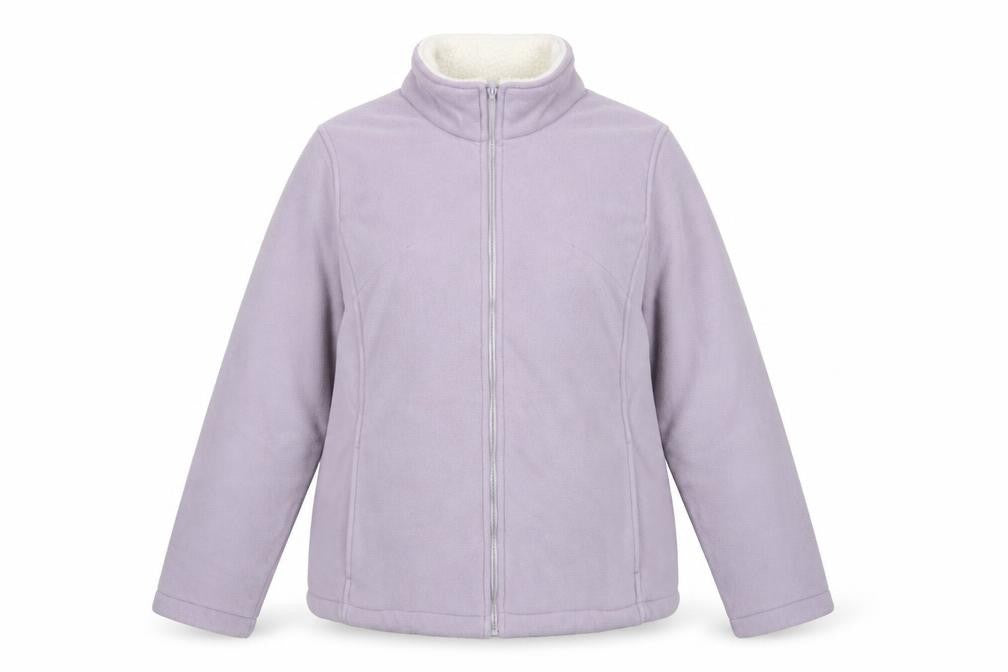 Regatta Women’s Purple UK 16 Fleece Jacket Full Zip Sherpa Lined