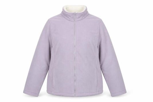 Regatta Women’s Purple UK 16 Fleece Jacket Full Zip Sherpa Lined