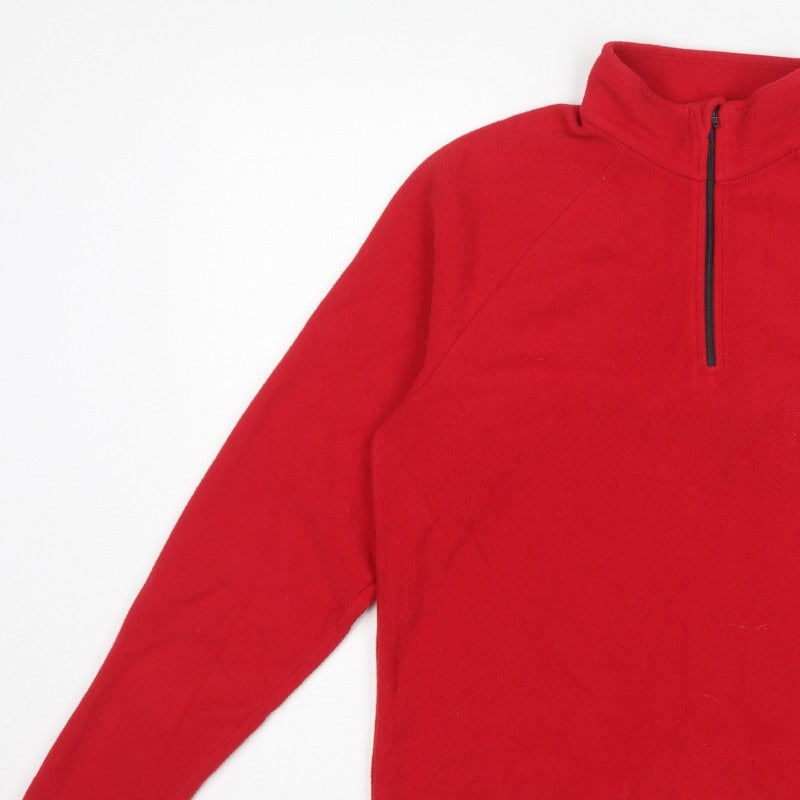 Additional view of Quechua Women's Red S Fleece 1/4 Zip Pullover Sweatshirt Hiking