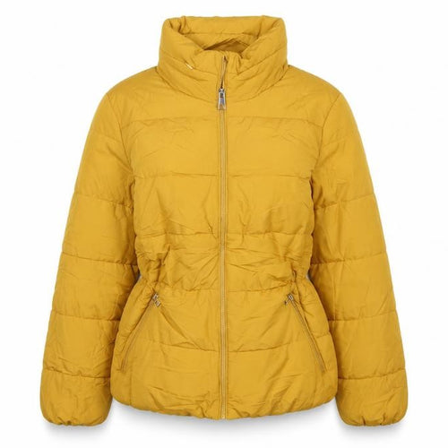 Marks and Spencer Women Yellow UK 18 Puffer Jacket Quilted Insulated