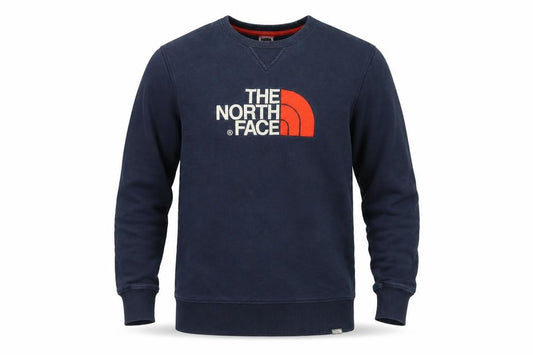 The North Face Men’s Blue M Pullover Crew Neck Logo Sweatshirt