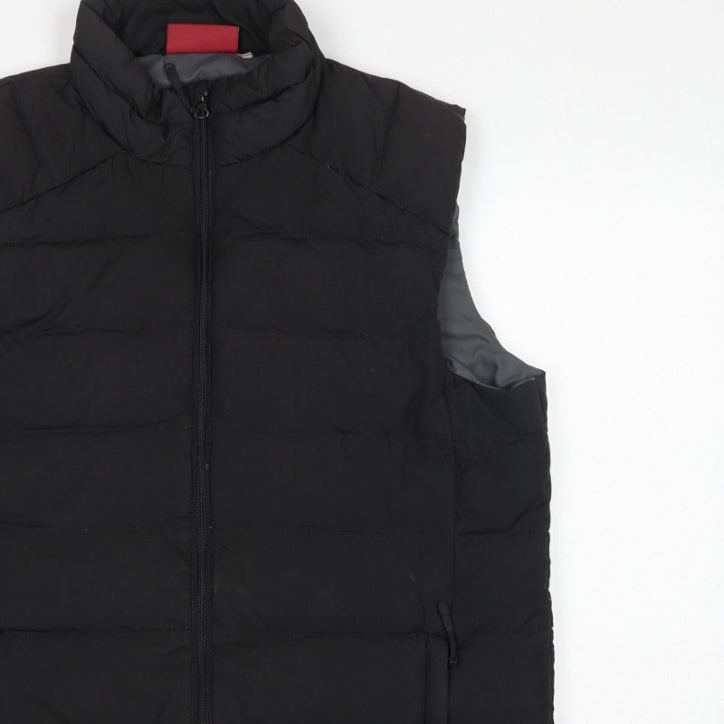 Mountain Warehouse Men Black L Crescent Down Padded Gilet Bodywarmer