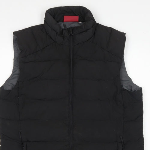 Mountain Warehouse Men Black L Crescent Down Padded Gilet Bodywarmer