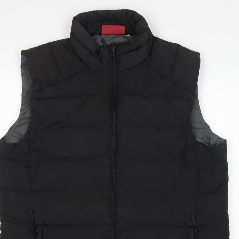Mountain Warehouse Men Black L Crescent Down Padded Gilet Bodywarmer