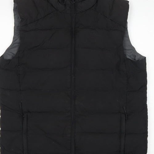 Mountain Warehouse Men Black L Crescent Down Padded Gilet Bodywarmer