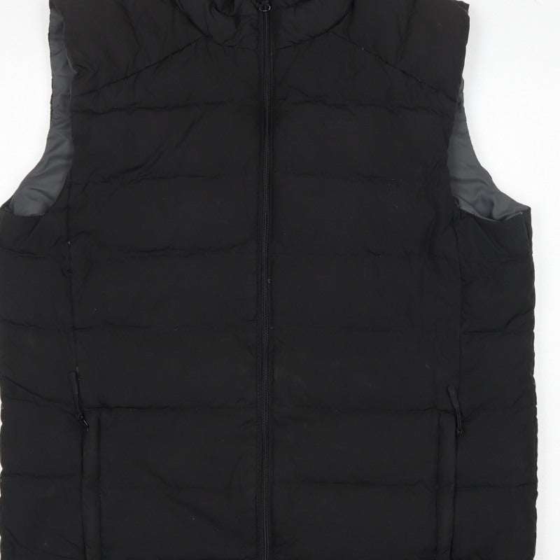 Mountain Warehouse Men Black L Crescent Down Padded Gilet Bodywarmer