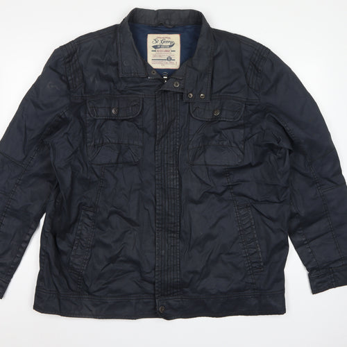 St George by Duffer Men’s Blue 2XL Military Utility Padded Jacket