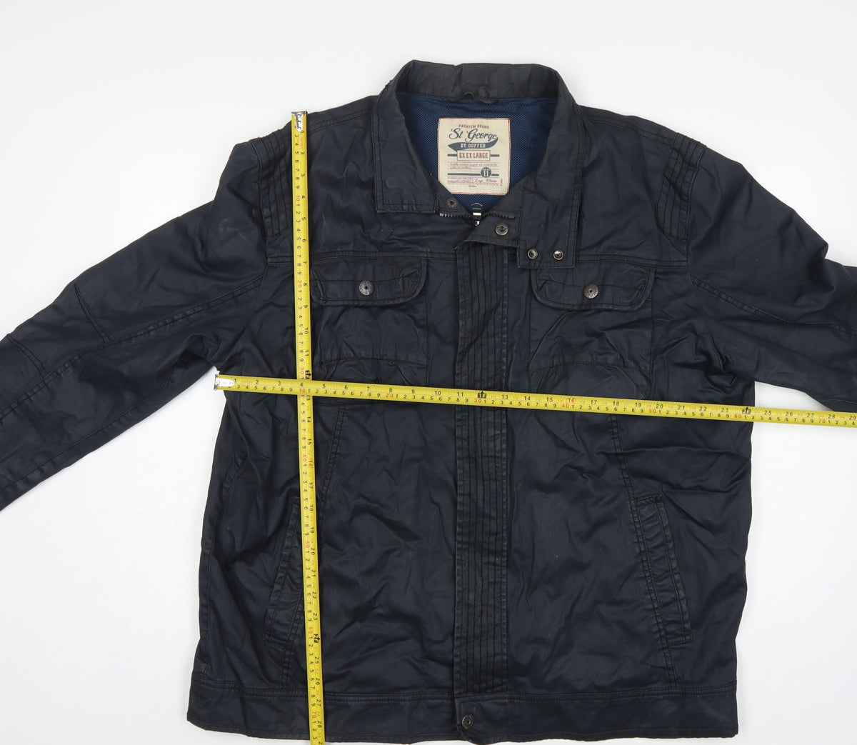 St George by Duffer Men’s Blue 2XL Military Utility Padded Jacket