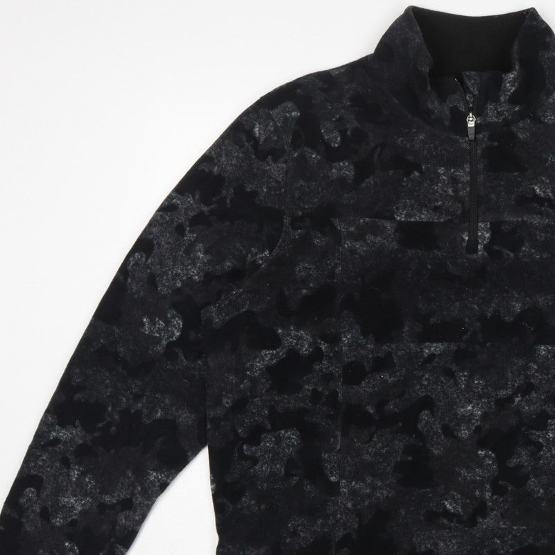 Parkside Men’s Black Camo XL Half Zip Fleece Sweatshirt
