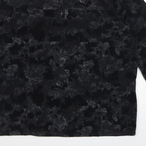 Parkside Men’s Black Camo XL Half Zip Fleece Sweatshirt