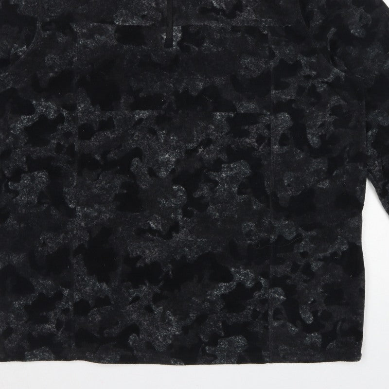 Parkside Men’s Black Camo XL Half Zip Fleece Sweatshirt